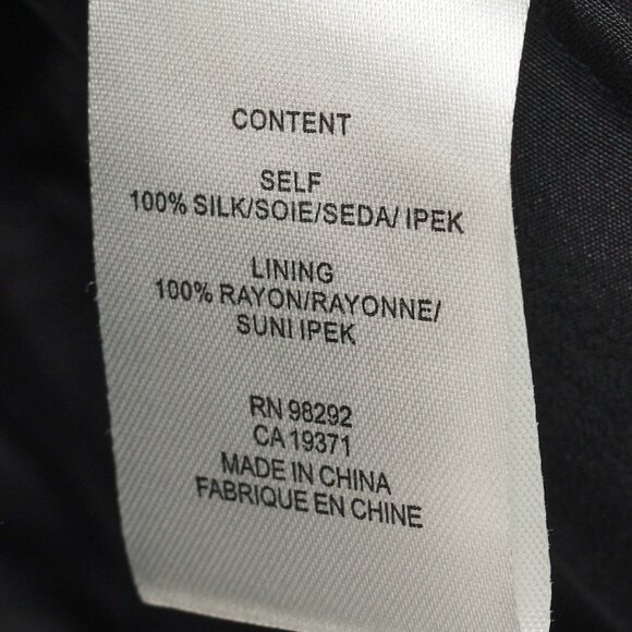 Tibi Black Silk CDC Peplum Top - Picture 9 of 10